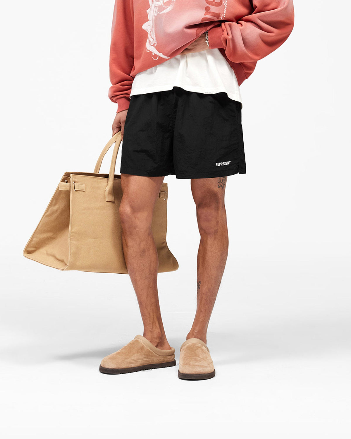 REPRESENT Represent Swim Short - Jet Black