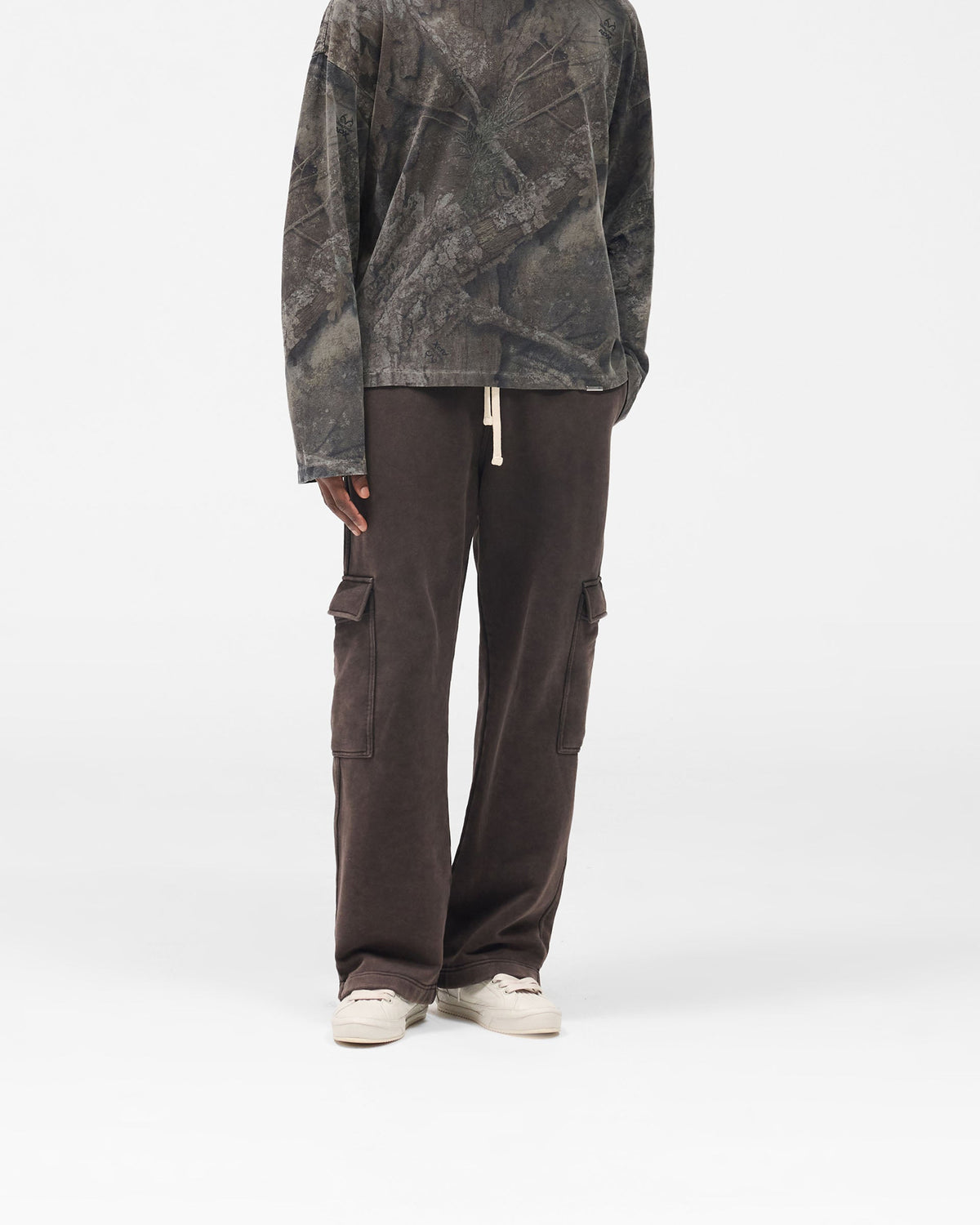 REPRESENT Initial Cargo Sweatpants - Coffee