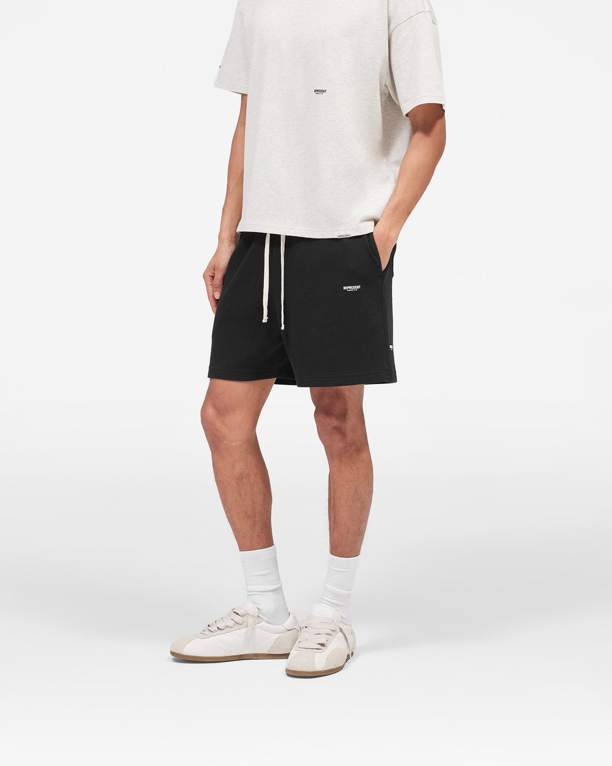 REPRESENT Micro Owners Club Mesh Shorts - Black
