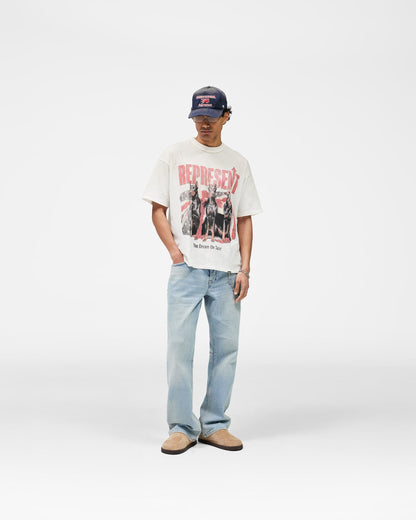 REPRESENT Dream On Tour T-Shirt - Washed Ecru
