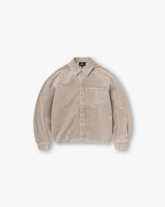 REPRESENT Sierra Cord Shirt - Vintage Khaki