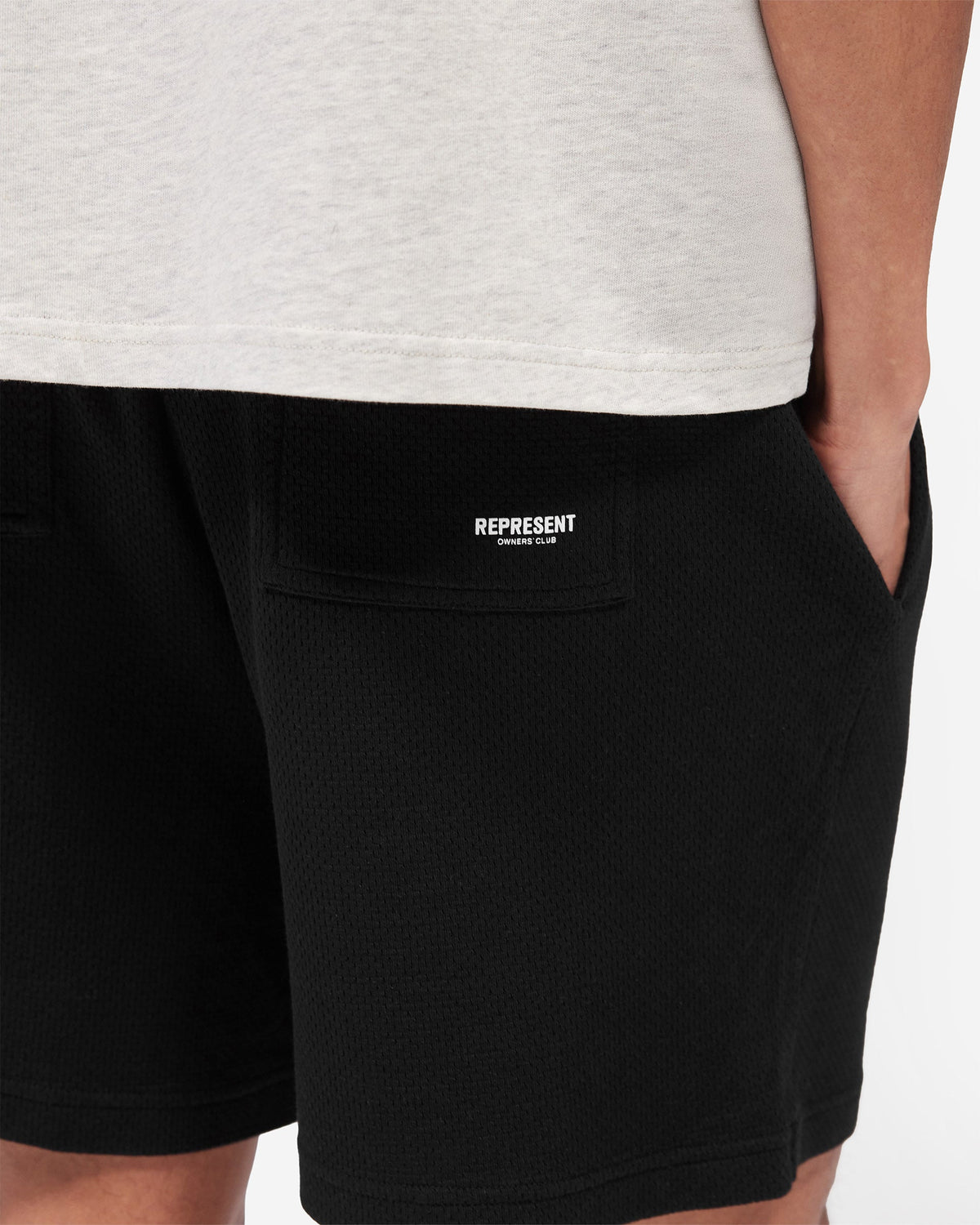 REPRESENT Micro Owners Club Mesh Shorts - Black