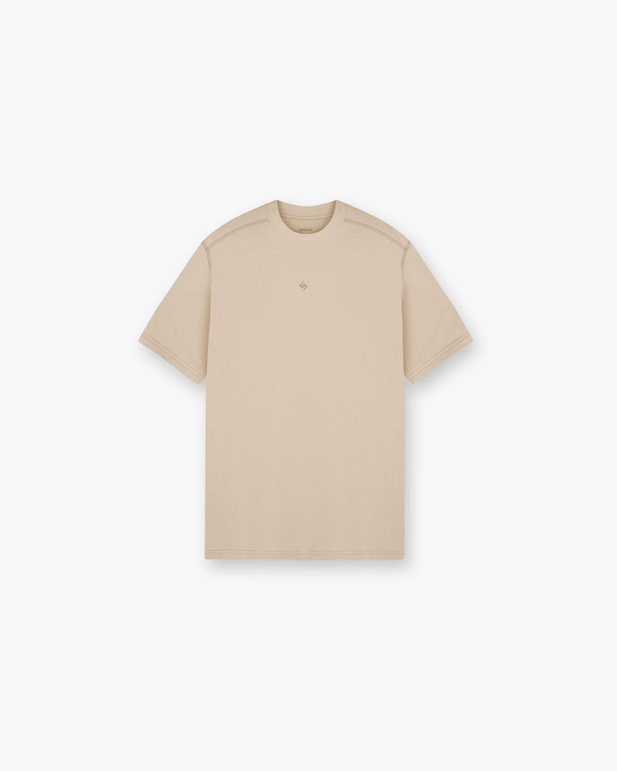 REPRESENT 247 Contour Run T-Shirt - Pebble