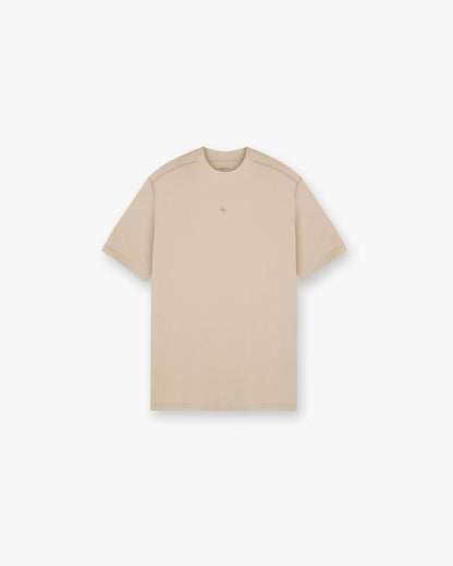 REPRESENT 247 Contour Run T-Shirt - Pebble