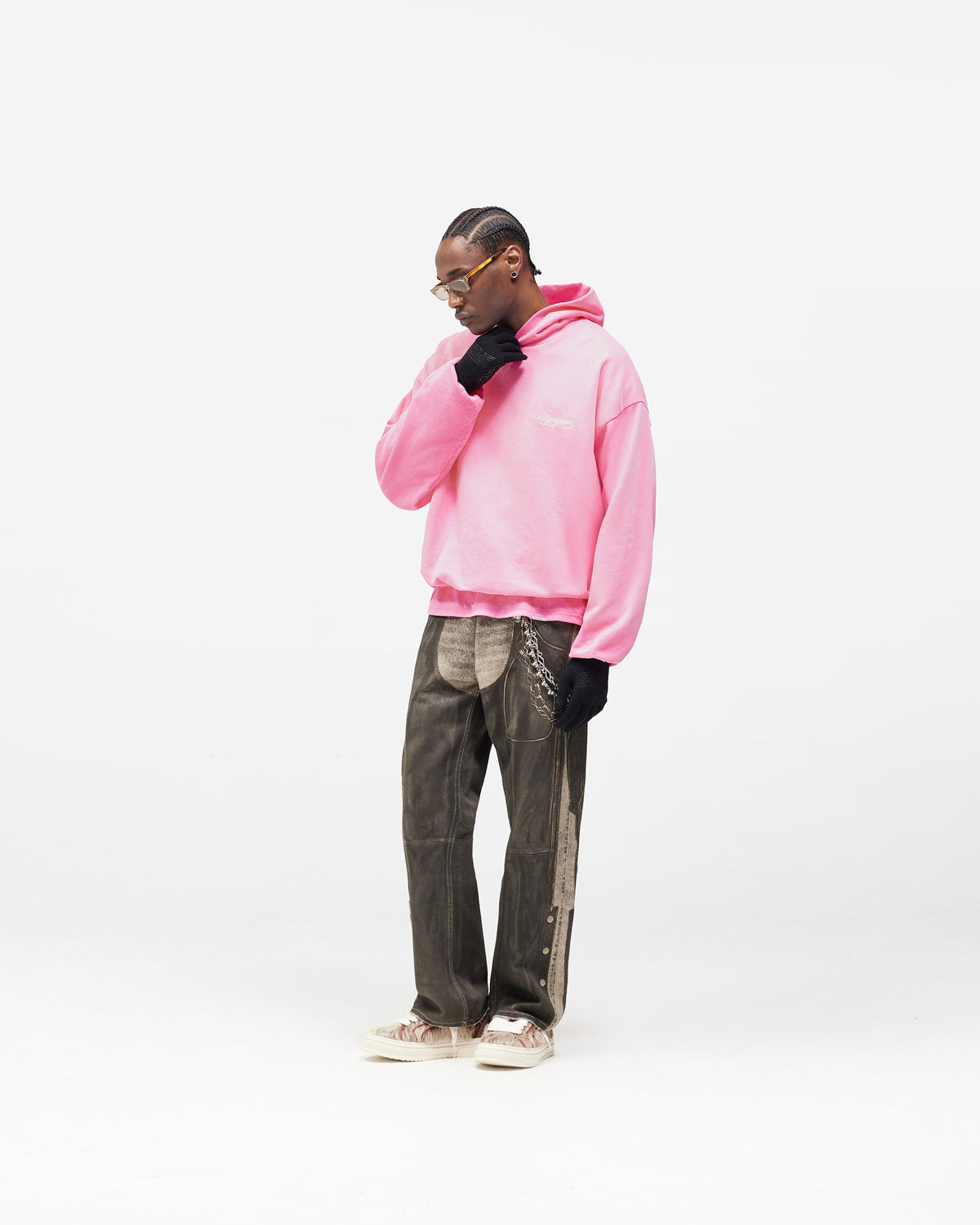REPRESENT Dual Layer Script Hoodie - Candy