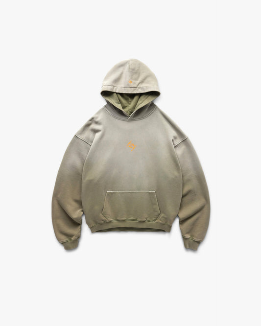 REPRESENT 247 Los Angeles Hoodie - Aged Khaki