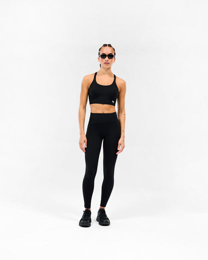 REPRESENT 247 Mid Impact Sports Bra - Black