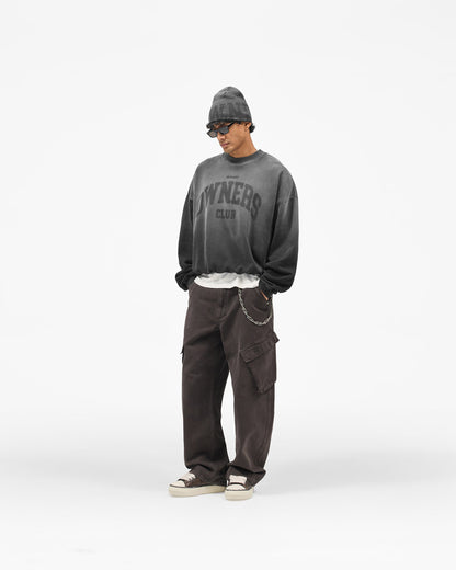 REPRESENT Represent Owners Club Sweatshirt - Weathered Black
