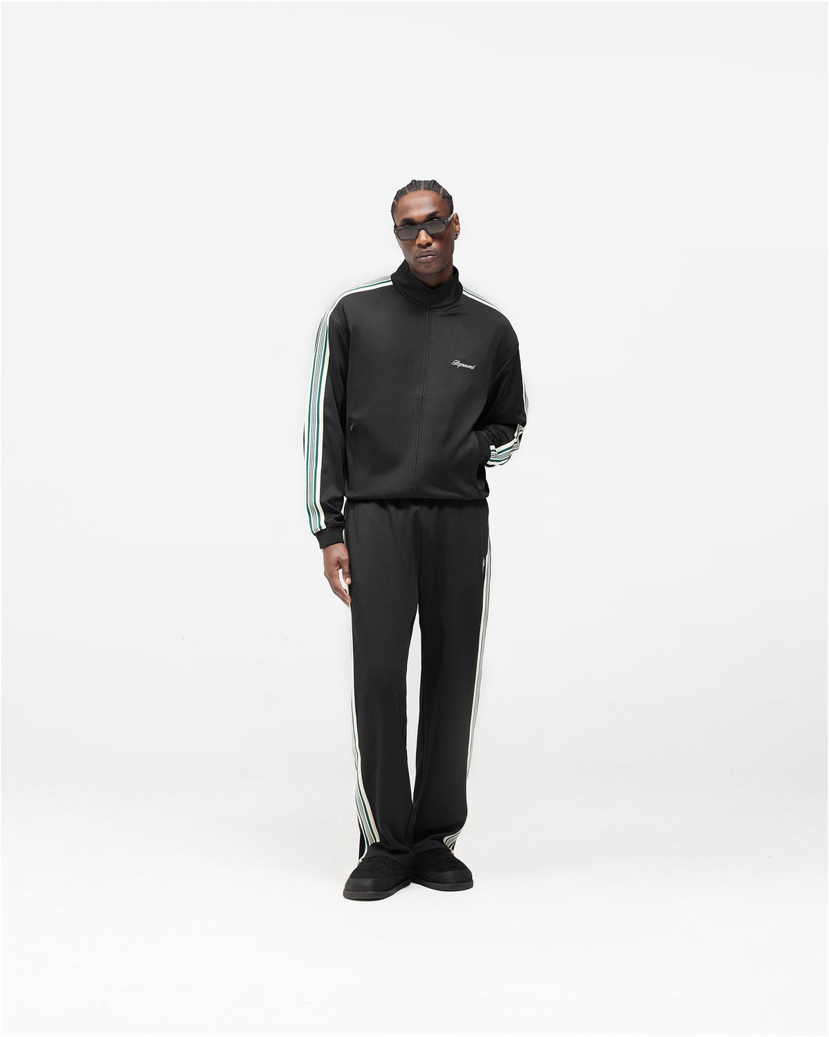 REPRESENT Taped Track Jacket - Jet Black