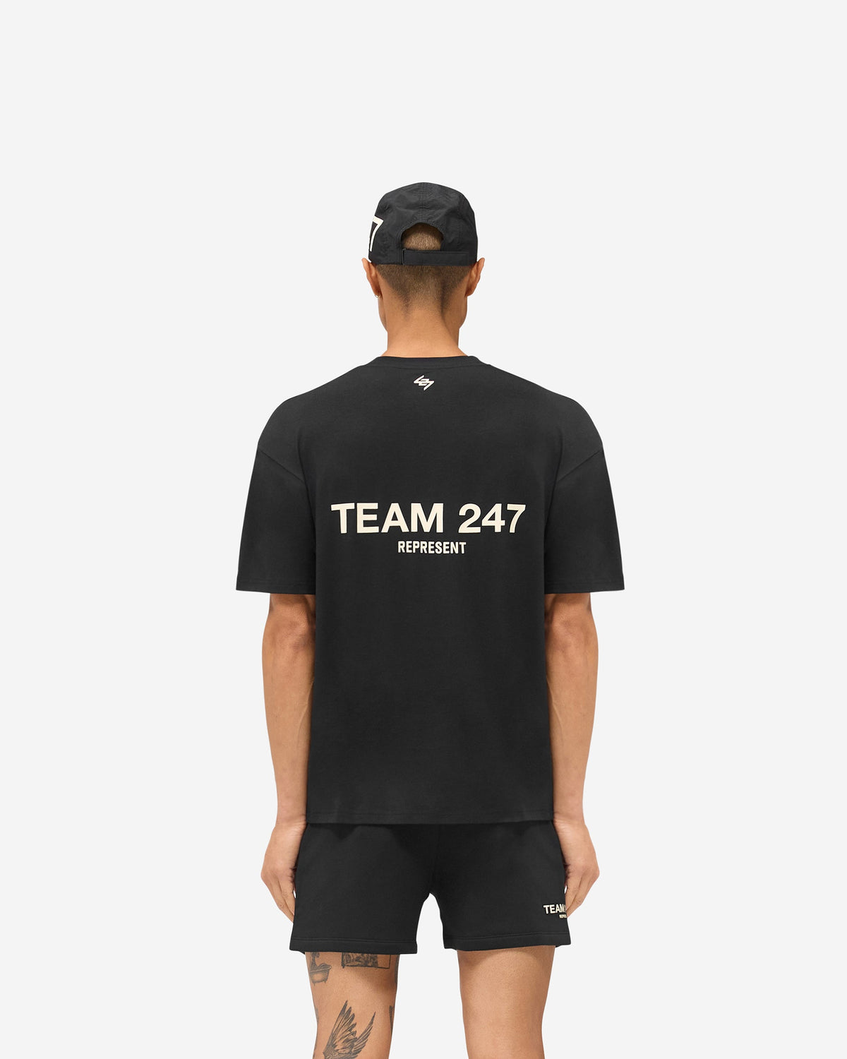 REPRESENT Team 247 Oversized T-Shirt - Jet Black