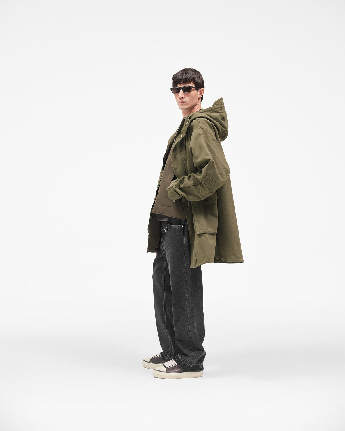 REPRESENT Outlander Parka - Olive Night