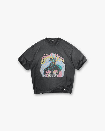 REPRESENT Represent x Beach Boys Endless Summer T-Shirt - Stained Black