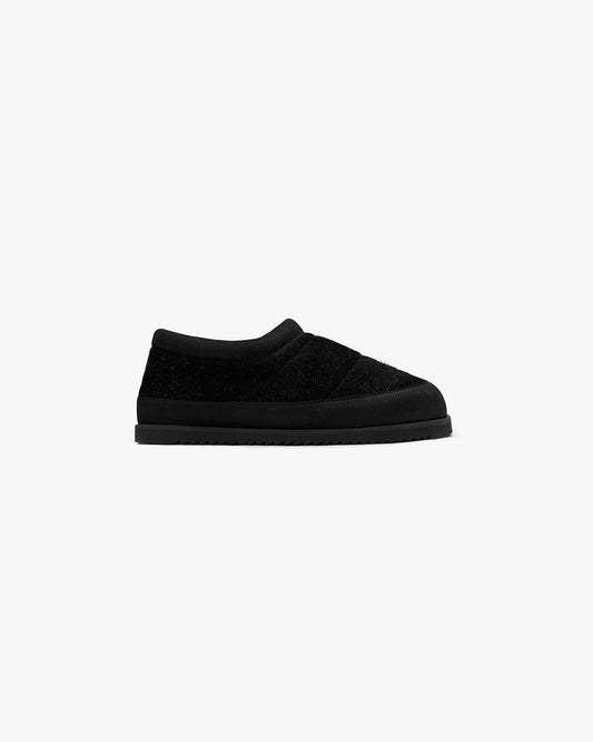REPRESENT Winter Mule Hairy Suede - Black
