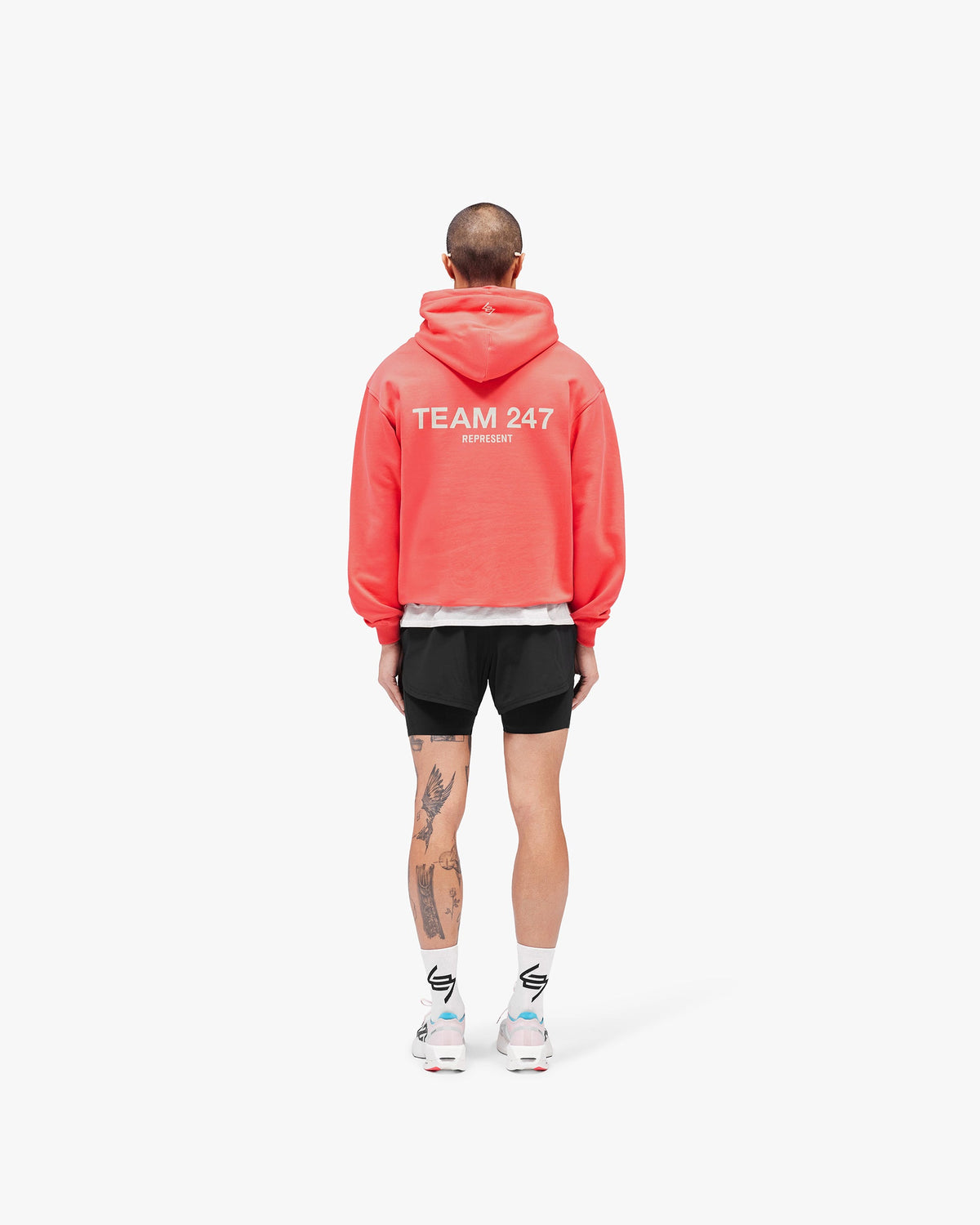 REPRESENT Team 247 Oversized Hoodie - Racing Red