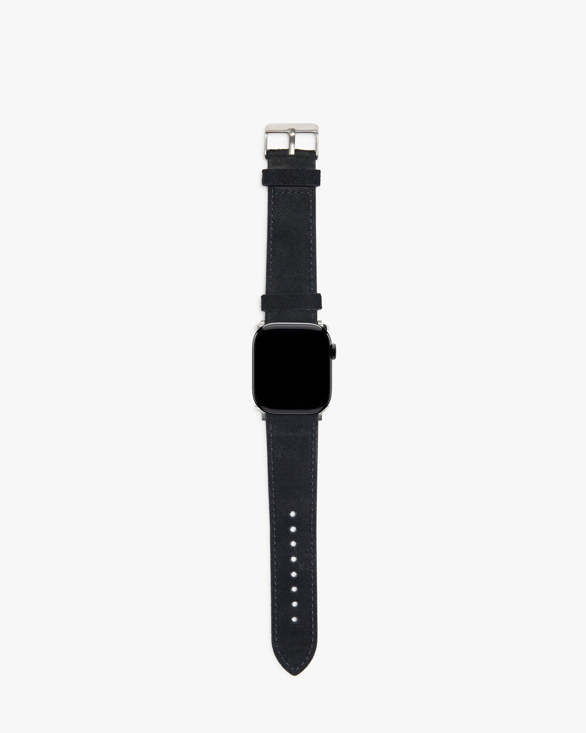 REPRESENT Suede Watch Strap - Jet Black