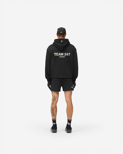REPRESENT Team 247 Oversized Hoodie - Jet Black